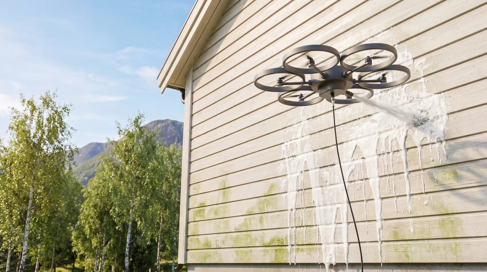 Alger på fasade: Årsaker, fjerning og hvordan forebygge grønnalger