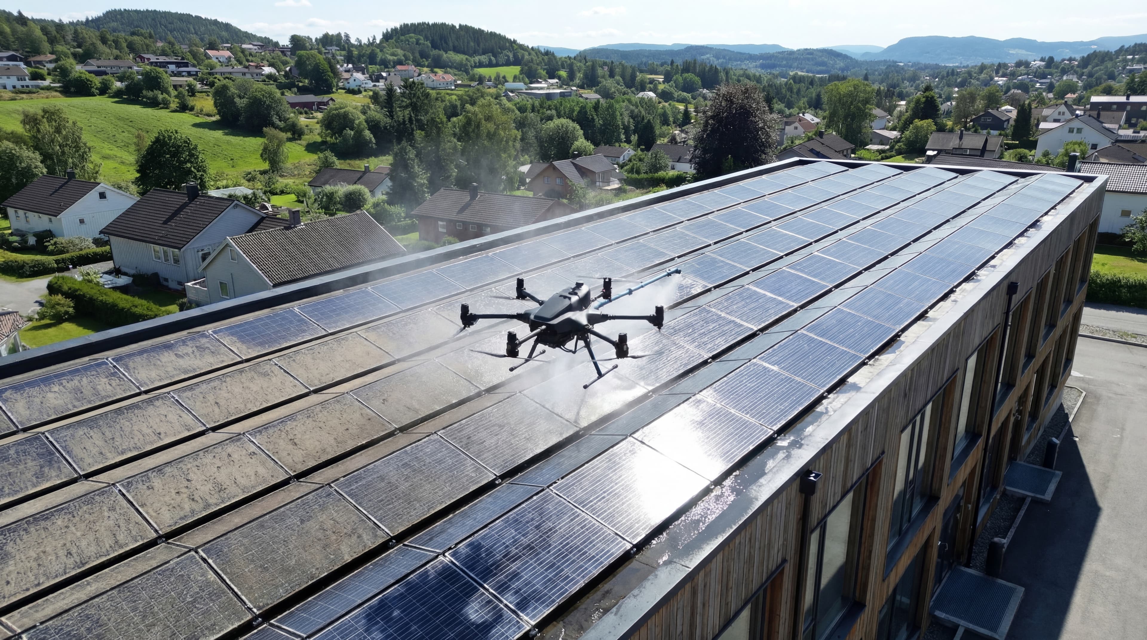 Miljøvennlig bygningsvedlikehold: hvorfor droneteknologi er fremtiden