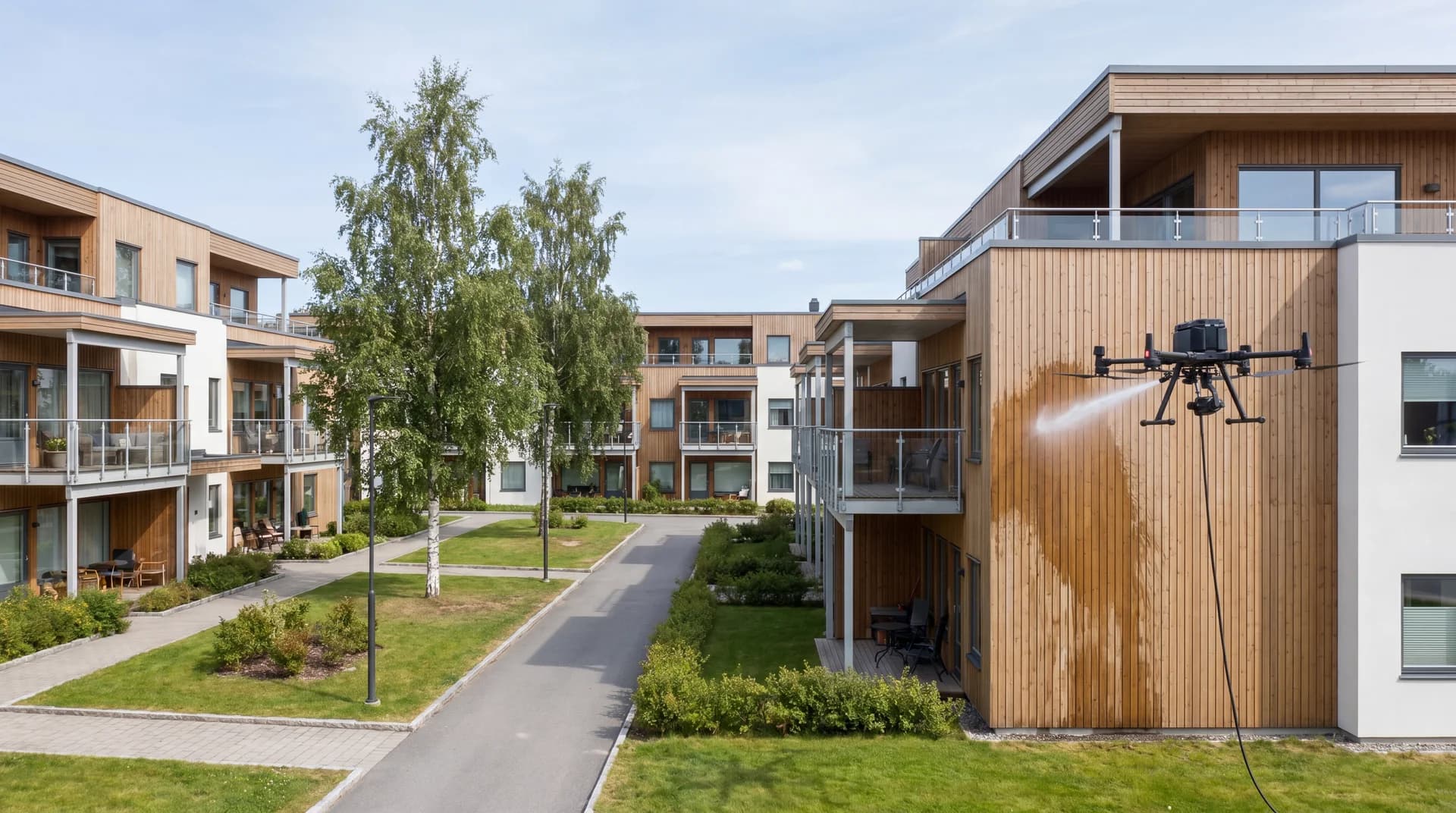 Ressurser og maler for utvendig bygningsvedlikehold