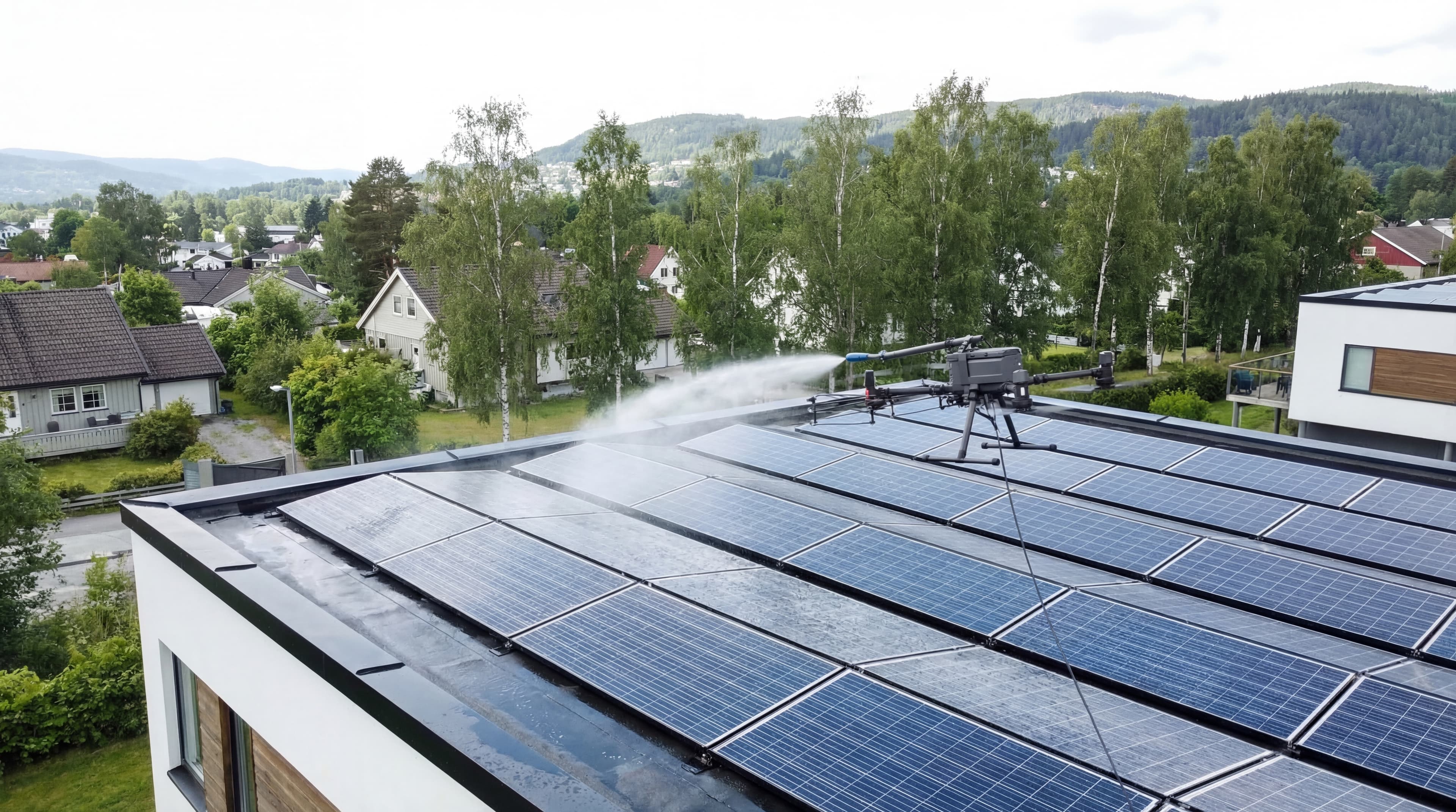 Solcellevasking i Stavanger