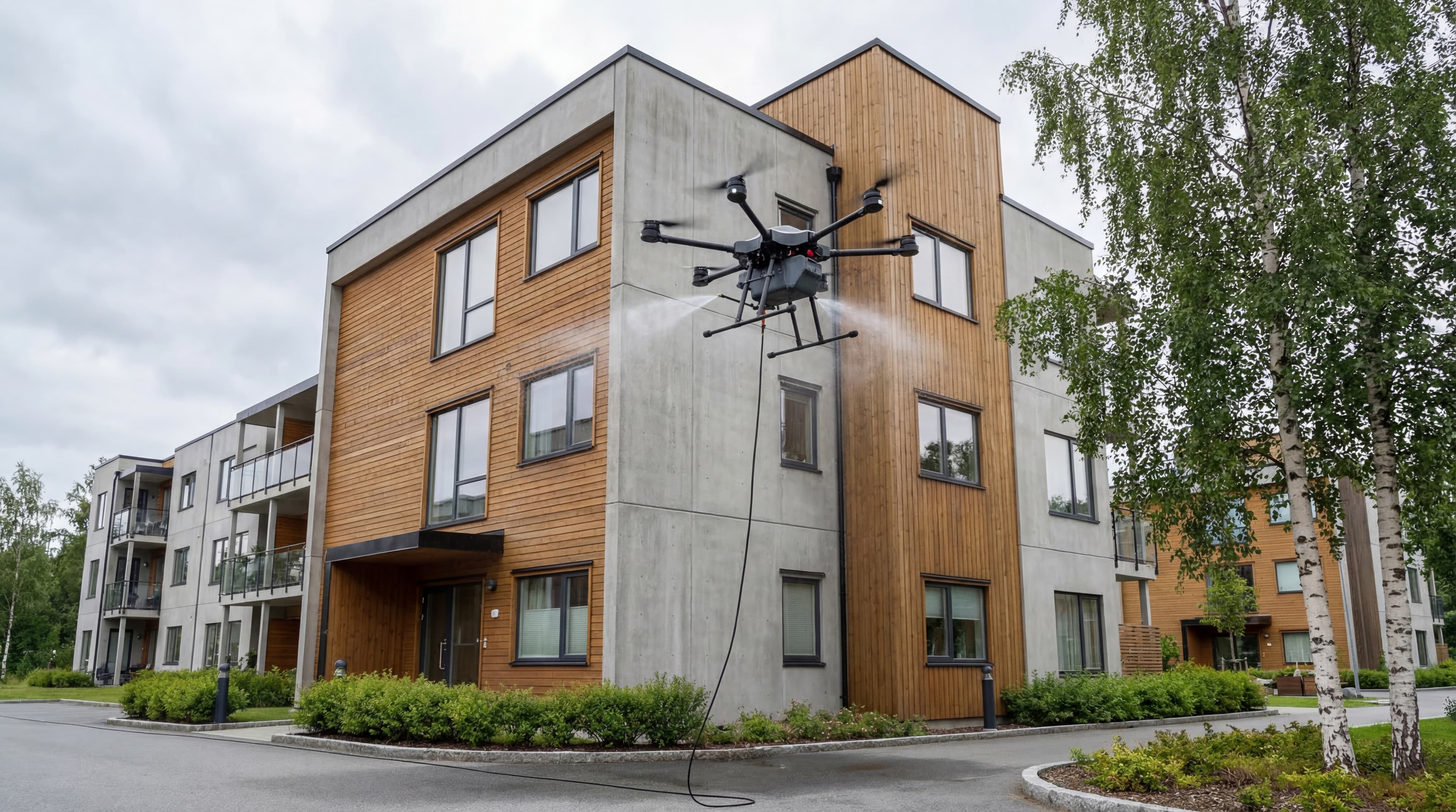 Vedlikeholdsavtale for fasade og tak